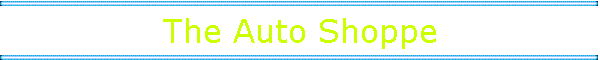 The Auto Shoppe