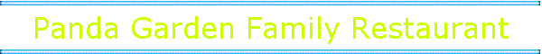 Panda Garden Family Restaurant