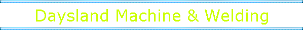 Daysland Machine & Welding