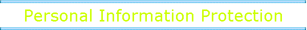 Personal Information Protection