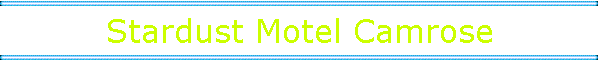 Stardust Motel Camrose