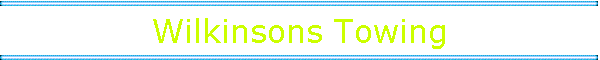 Wilkinsons Towing